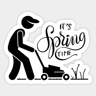 Cool Mower Spring Theme Sticker